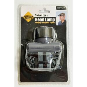 Water Proof Swivel Lens Head Lamp By Western Safety For Camping Emergency Sports